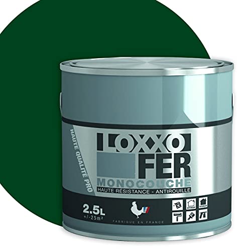 Peinture Fer Antirouille LOXXO Vert Basque 2,5 L Cover