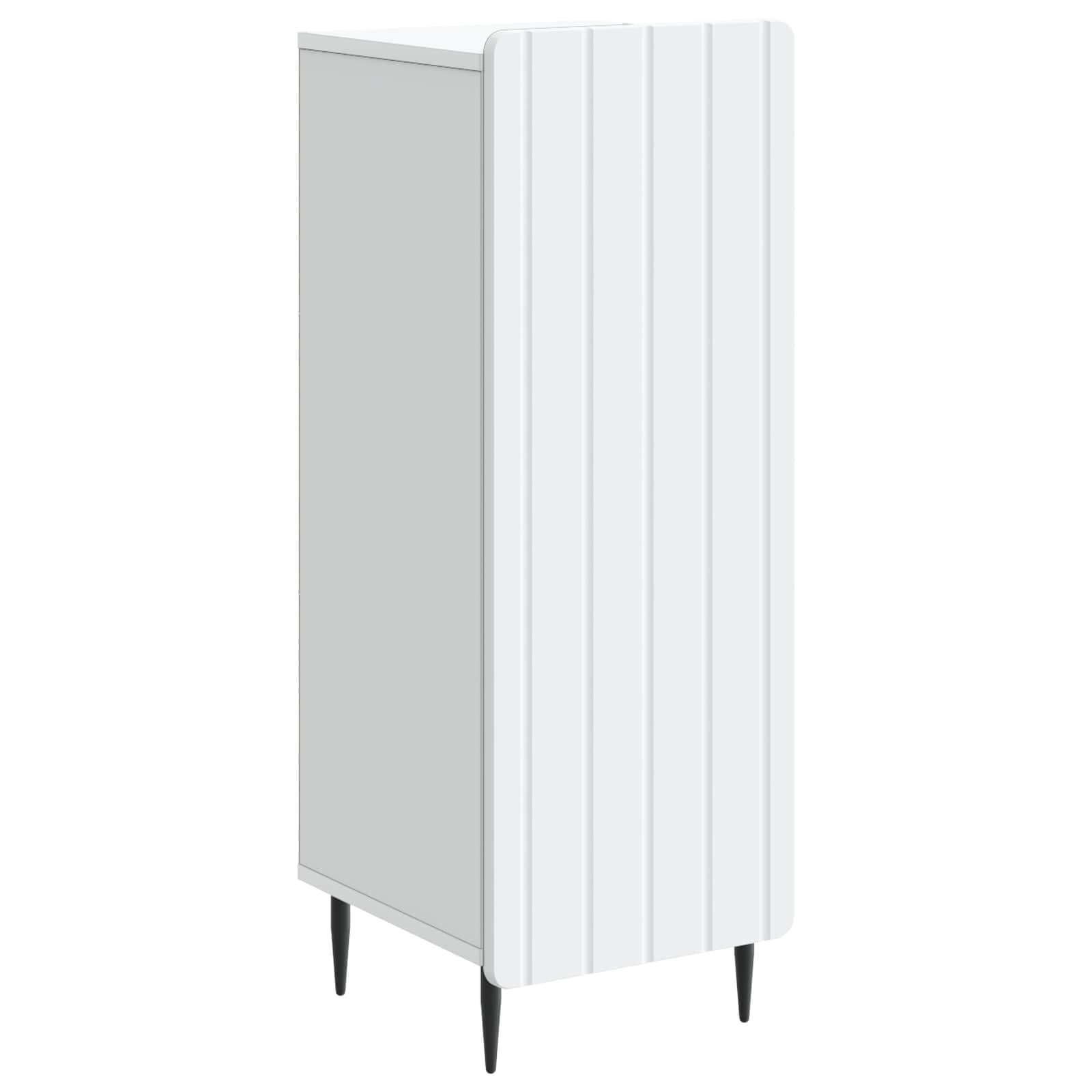 Credenza bianca, 34,5 x 33 x 92 cm, in legno