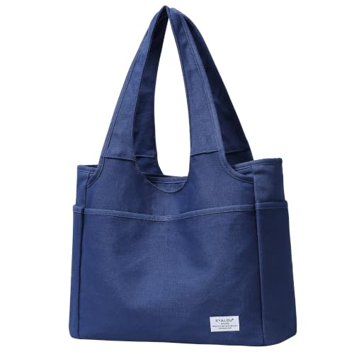 Image of KYALOU Utility Large Tote Bag, Women Casual Shoulder Bags for Work School Gym Beach Travel Shopping Grocery