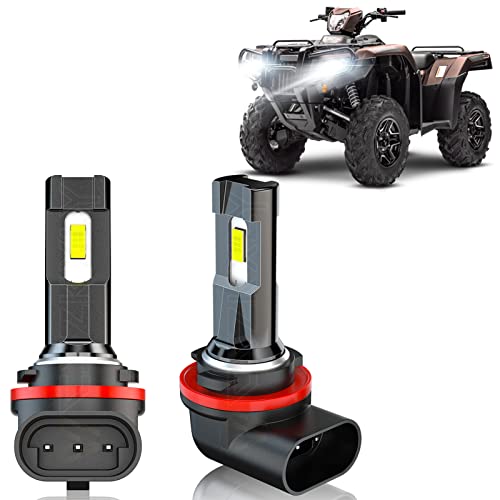 Halogen Replacement Headlight Bulbs Compatible for 2014 2015 2016 2017 2018 2019 2020 Honda TRX420 TRX500 34901 HR3 A21 Lights Kit, 12V 35 35W Headlights High Low Beam, 2-Pack