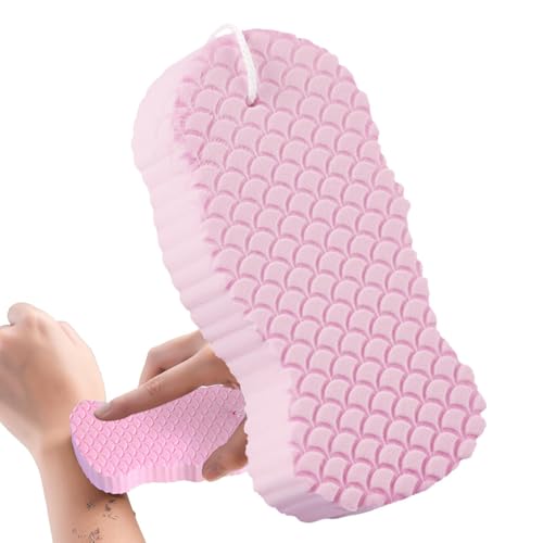 Esponja de baño | Exfoliante corporal 3D para mujeres | Accesorio de ducha suavizante exfoliante para mujer niño familia viajeros hotel casa baño aseo viaje viaje