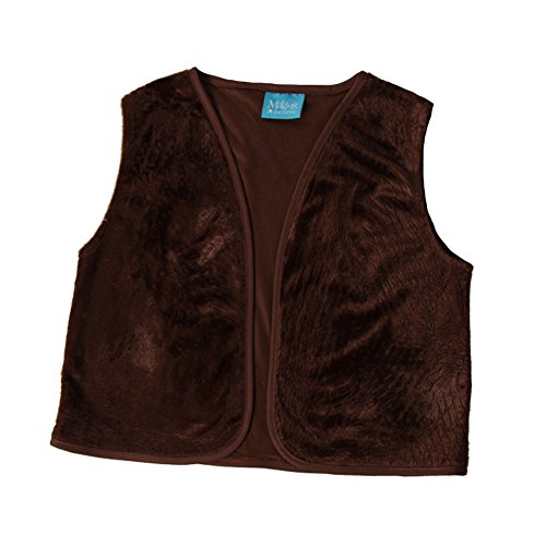 Making Believe Kids Unisex Brown Victorian Waistcoat Vest, M/L #TOP15