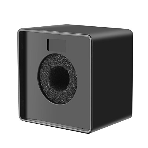 Neewer Portable Square Cube Shaped Interview Mic Microphone Flag Station Logo with Max. 1.57 inches/4cm Hole, Black