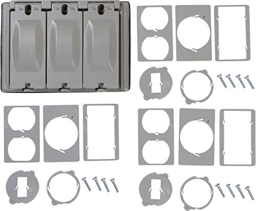 Image of Morris 38922 Electrical Weatherproof Cover, 1-Pack, Grey
