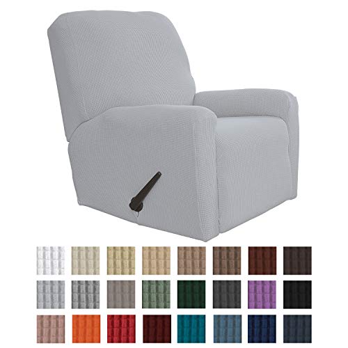 Easy-Going Recliner Stretch Sofa Slipcover Sofa Cover 4-Pieces Furniture Protector Couch Soft