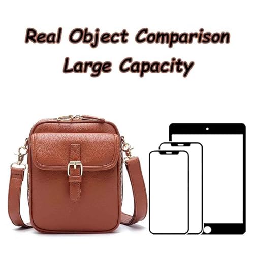 Custom Sculpture Crossbody Bag with Personalized Front Image, Sculpture Crossbody Leather Bag with Wallet Card Slots, Adjustable Anti-Theft Strap4