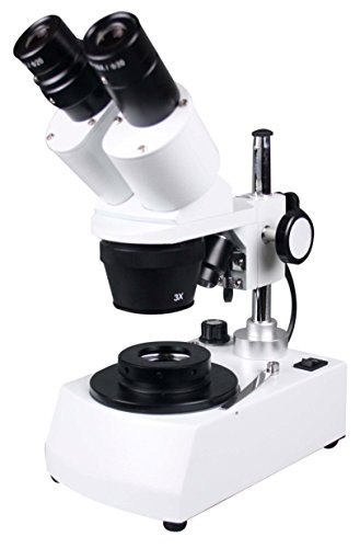 Radical 20x-40x Binocular Gemology Darkfield Stereo Microscope w ...