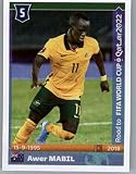 2021 Panini Stickers: Road to FIFA World Cup Qatar 2022#39 Awer Mabil Australia Soccer Mini Sticker Trading Card