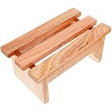 SHINEOFI Sauna FußHocker Rutschfester Tritthocker HolzfußSchemel Kompakte Mehrzweck FußAblage FüR Badewanne Wohnzimmer Und Sauna