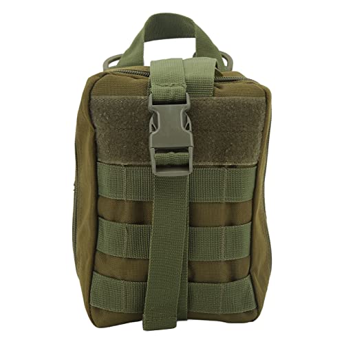 Ceinture en Nylon Molle Sac de Taille Sac de Taille Tactique Sac Banane Pochette Multi-usages Poche de Survie d'urgence en Plein air Molle pour la randonnée Alpinisme OD Vert Cover