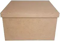 Caixa Mdf Tampa De Sapato Festa 24x24x10 Cm Casamento
