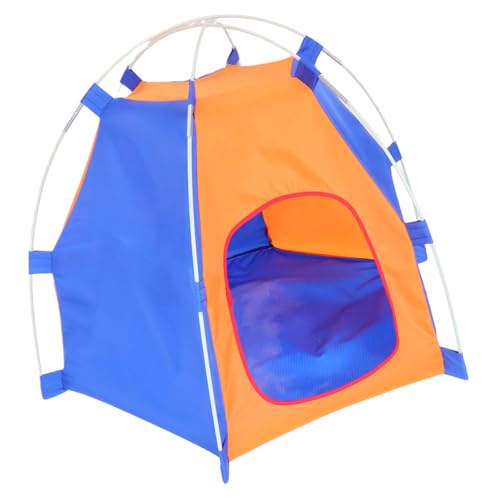 ifundom 防水猫テント 屋外用 小型ペットテント 取り外し可能な六角形 猫 小型犬用 ポータブル 耐候性 ペットハウス