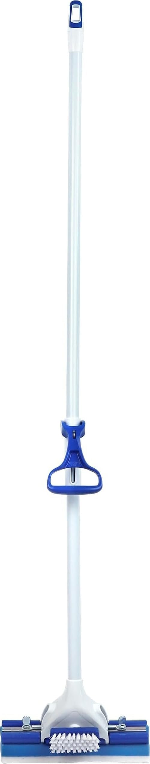 Magic Eraser Roller Floor Mop, White/Blue