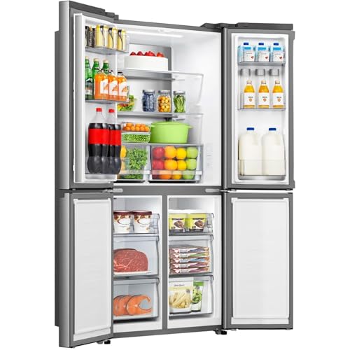 Hisense RQ5P470SAID Pureflat 79Cm Frost Free American Fridge Freezer Stainless - 6