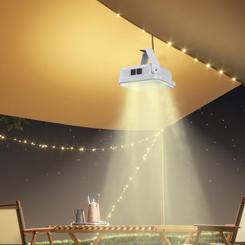 Lampe solaire rechargeable USB avec affichage LCD pour le camping