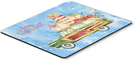 Caroline's Treasures CK2439MP Merry Christmas Yellow Labrador Retriever Mouse Pad, Hot Pad or Trivet for Home Office Gaming Working Computers Laptop Mouse Mat,Washable Large Mousepad image 2