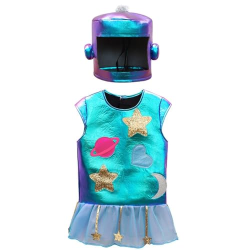 Zghhc 1 Juego De Disfraz De para Chico, Disfraz De Halloween para Niño, Disfraz De Cosplay, Traje Espacial para Fiesta De Disfraces, Vestido Elegante