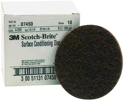 3M 4" Scotch Brite™ Surface Conditioning Discs Coarse Brown MMM7450
