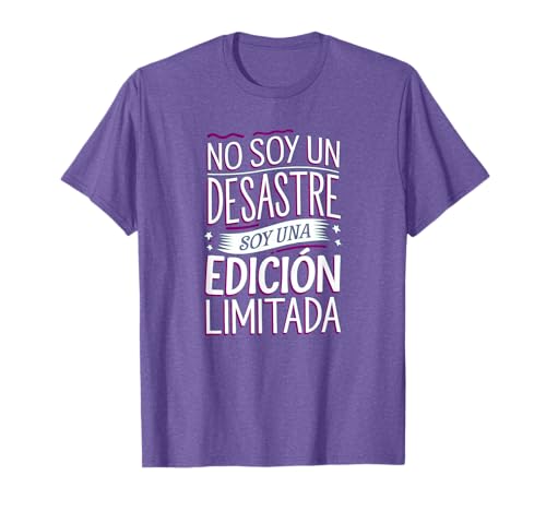 Ya en mundofriki.es: Camiseta Original con Mensaje: Soy una edición Limitada Camiseta