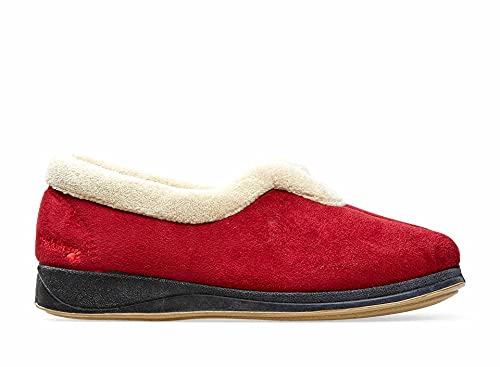 Chaussons femme Carmen Padders en polaire premium et finitions fourrure