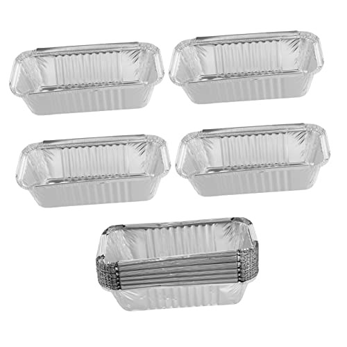 TOPBATHY 25pezzi Teglie Per Barbecue Usa e Getta Teglie Da Asporto in Alluminio Ciotole Per Barbecue Usa e Getta Per