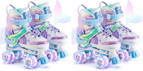 NEMONE Kinder Rollschuhe für Mädchen