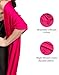 Achillea Soft Silky Pashmina Scarf for Women – Shawl Wrap for Evening Dresses, Bridesmaids, Weddings & Everyday Wear (Fuchsia)