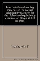 Interpretation of Reading Materials in the Natural Sciences 0402261402 Book Cover