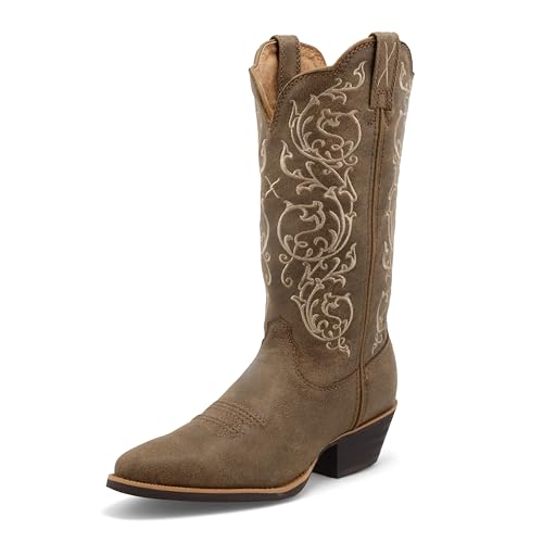 Twisted X Western Boots Womens Cowboy 6.5 C Bomber Brown WWT0025