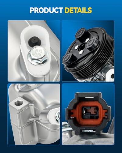 Image of PHILTOP 2021684AM Air Conditioner AC Compressor with Clutch for Nissan Versa 2011 1.6L, 2010-2012 1.8L,Cube 2009-2013