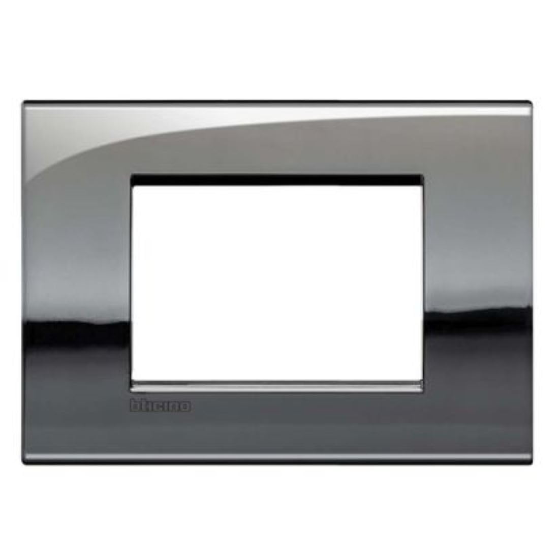 Bticino LNC4803PT Placca Livinglight Air 3 Moduli, Peltro
