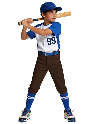 Image of MIVEI 2T 3T 4T 5T to 16Years Toddler Baseball Pants Youth Boys Tball Pants