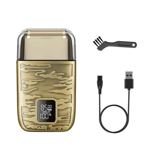 WAIKIL Electric Razor for Men - Precision Foil and Bald Shaver with Close Cutting Head,Beard Trimmer,3 Adjustable Speeds,Gift for him