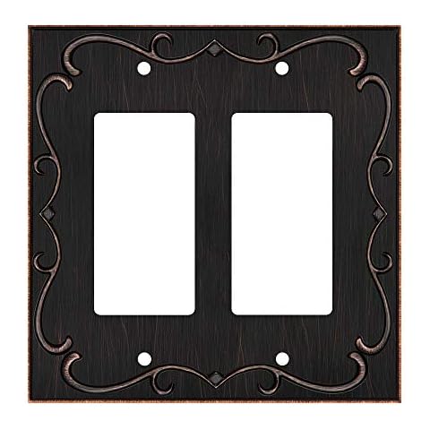 Elegant French Cabriole Double Wall Plate Cover