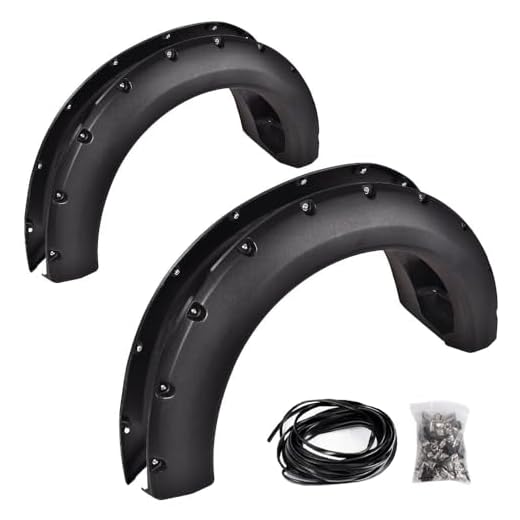 G-PLUS Fender Flares Compatible with 04-08 Ford F150 Styleside with 66.0"/67.0"/78.0"/96.0" Bed Length(Not Fit Heritage Models), Fit for 07-08 Lincoln Mark LT with 67.0"/78.0" Bed Length Textured 4pcs