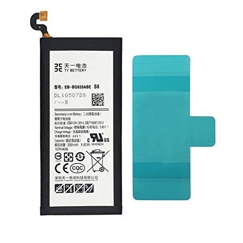 [TY BETTERY] Bateria Compatible con EB BG920ABE Samsung Galaxy S6