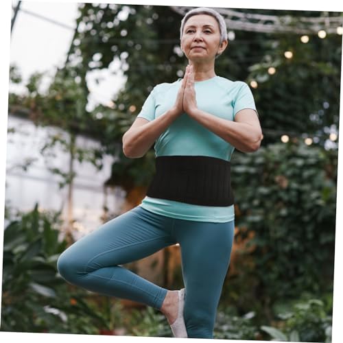 Faja lumbar térmica ajustable para mujer color negro miniatura 2