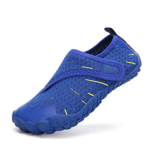 Zapatos de Agua Niño Niña Escarpines Zapatos de Natación de Verano Zapatillas de Agua Playa Velcro Antideslizantes Secado Rápido Deportes Acuáticos Surf