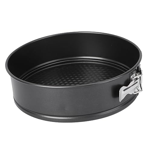 OFFSCH Round Non Stick Deep Cake Tin with Removable Base Buckles Design for Easy Baking and Healthy Cooking for Round Cake Preparation