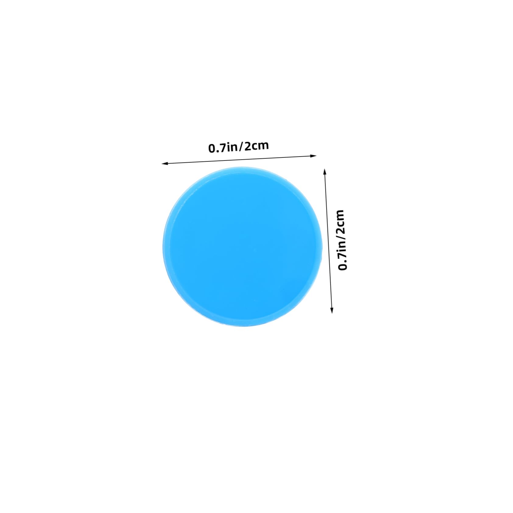 100 Fichas De Conteo De Plástico De Colores | Discos Bicolores Para Matemáticas Y Bingo | Toyvian | Educativo