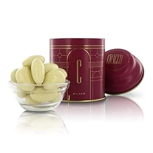 Dragee witte chocoladeamandelen, 80 g