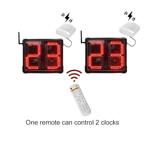 Cronómetros LED para Gimnasio, 2 Unidades, Control Remoto miniatura 5
