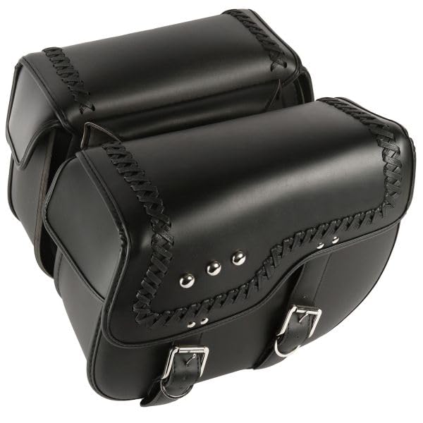 MPW Alforjas universales personalizadas de 40x17x30cm para motocicleta