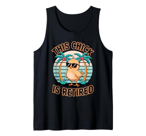 This Chick is Retired Retro Retirement Tank Top