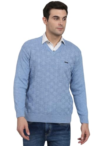 Image of eWools Men's Winterwear Woolen Striped Sweaters
