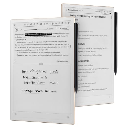 iflytek AINOTE 2, 10.65' E-Ink Tablet, AI Note Taking Tablet for Meeting, Ultra-Thin 4.2mm Digital Notebook with Voice-to-Text, 16-Language Transcription, Handwritten-to-Text, Ideal for Work&Study