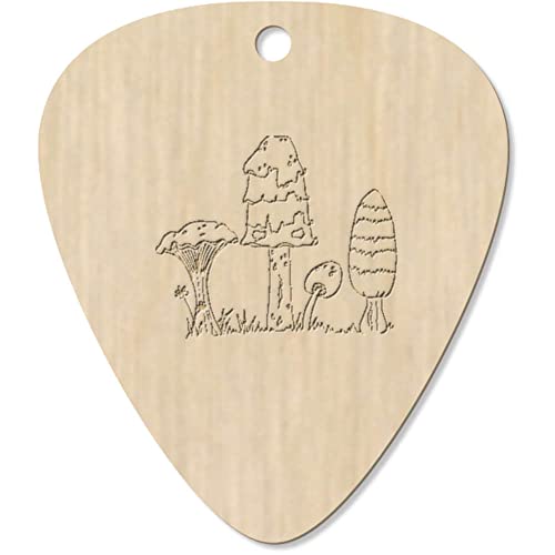 Azeeda 7 x ‘Champignons Sauvages’ médiator/pic de Guitare (GP00026808) - Les Beatles, Paul McCartney, John Lennon, RIngo Starr, George Harrison Azeeda 7 x 'Champignons Sauvages' médiator/pic de Guitare (GP00026808)