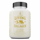Ancestral Supplements Grass Fed (Living) Collagen—Supports Joints, Marrow Bones, Cartilage, Skin, Hair, Nails (180 Capsules)