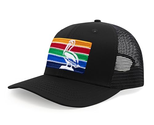 Image of International Tie City Hat for Men and Women, Adjustable Snapback Trucker Baseball Cap with Embroidered Patch