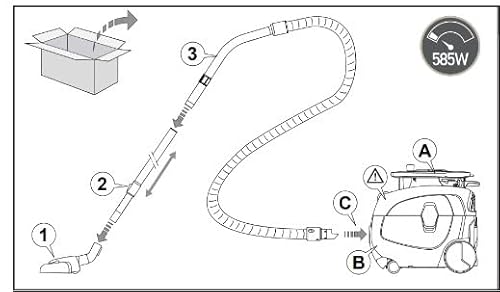 Taski Aero 8 Plus Hoover, Grau/Orange